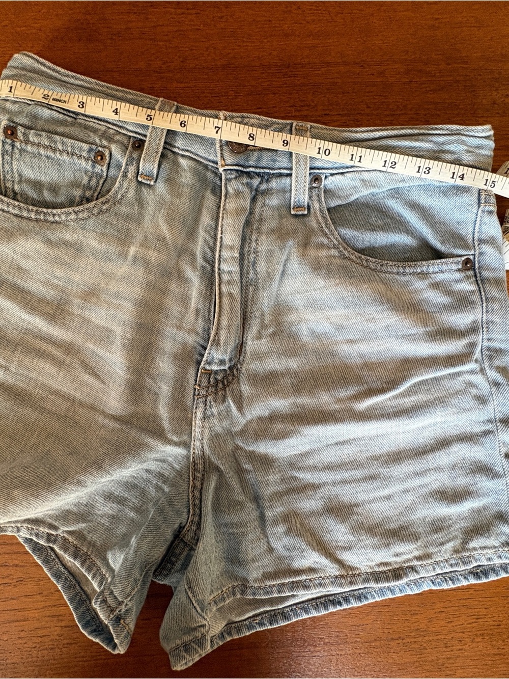 Levi's High Loose Denim Shorts - Picture 3 of 6